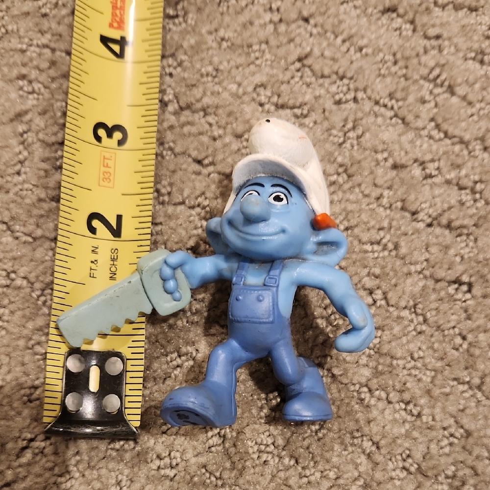 Handy SMURF figure Mcdonalds